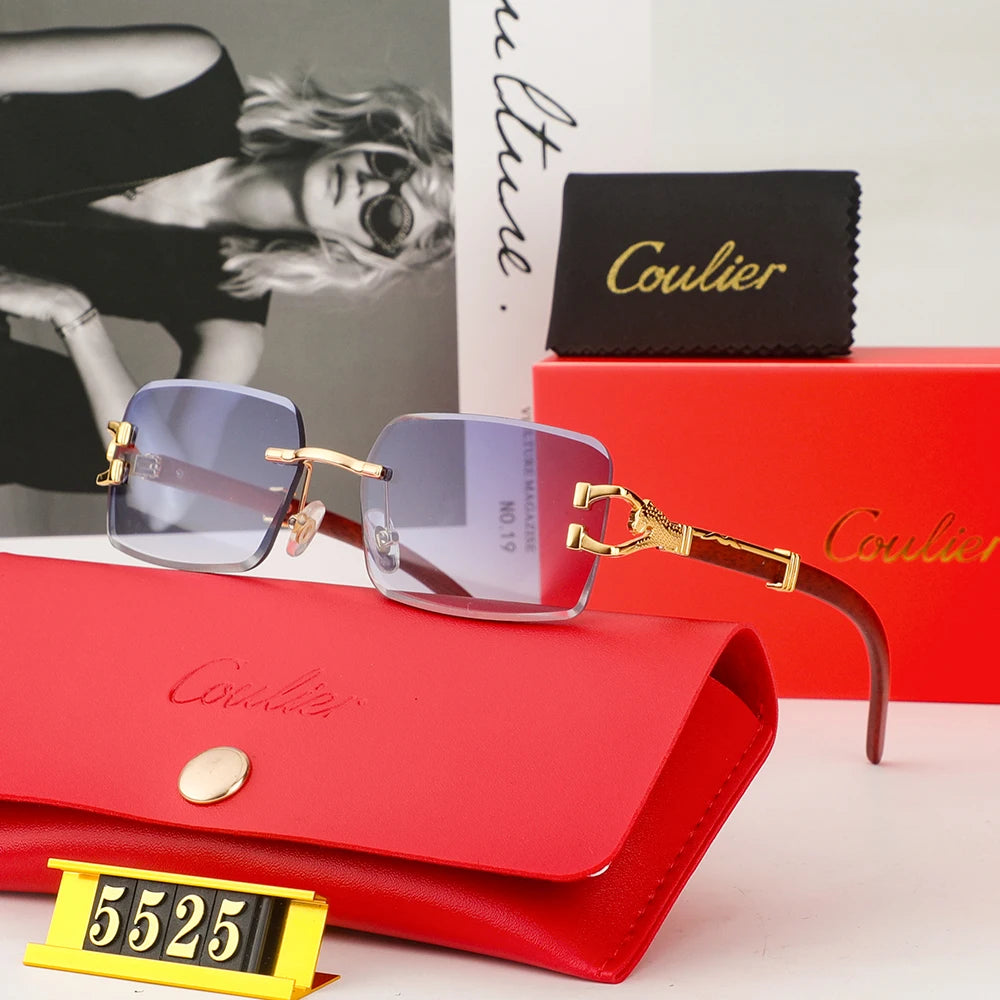 Rectangle UV400 Fashion Sunglasses For Travel & Driving
