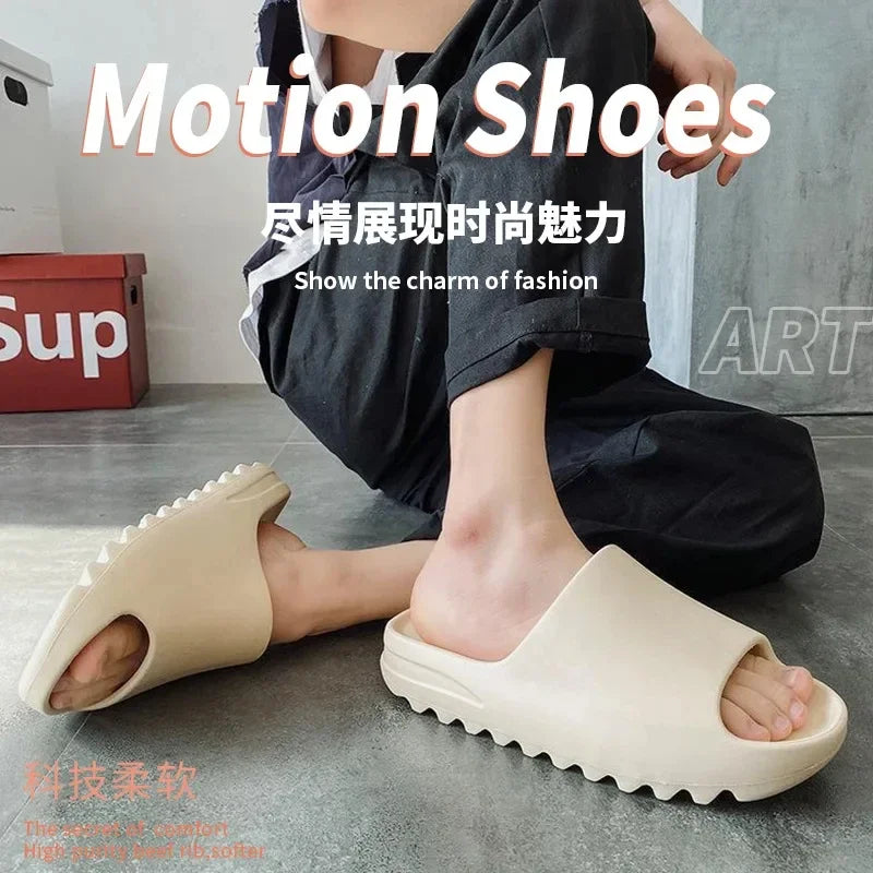 EVA Platform House Slippers Non-Slip Soft Shower Slides