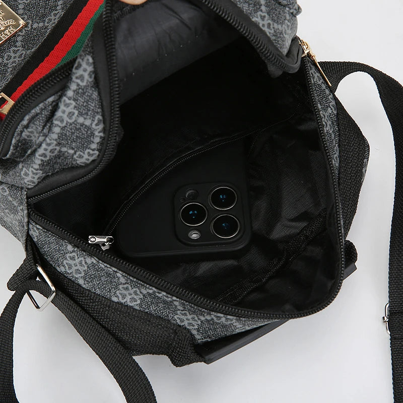 Men's Waterproof Oxford Crossbody Bag Large Capacity